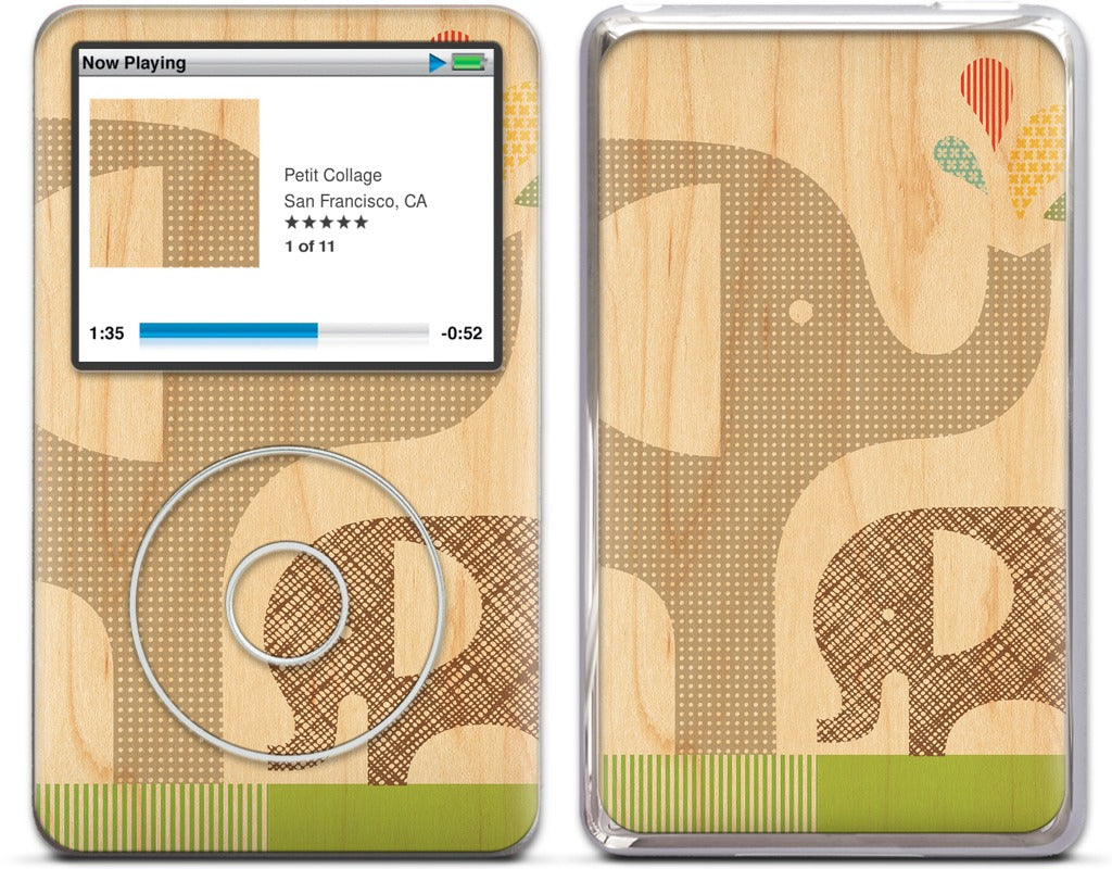 Elephant with Calf iPod Skin