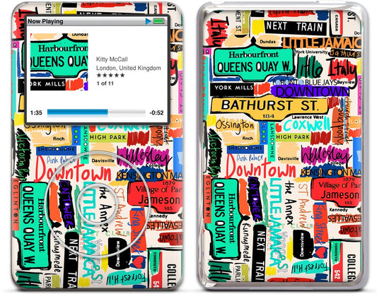 Toronto words iPod Skin