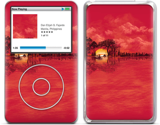 Musical Sunset iPod Skin