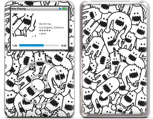 Monster Collage iPod Skin