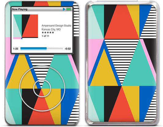 Graphic Triangles iPod Skin