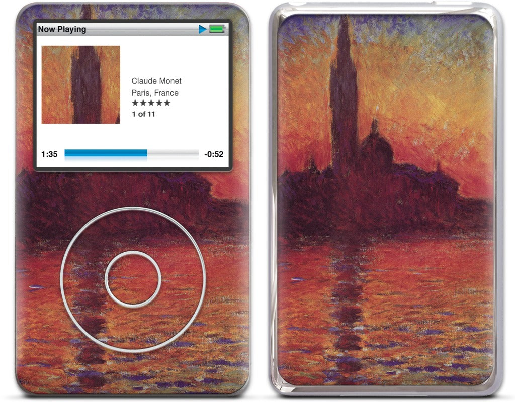 Sunset in Venice iPod Skin