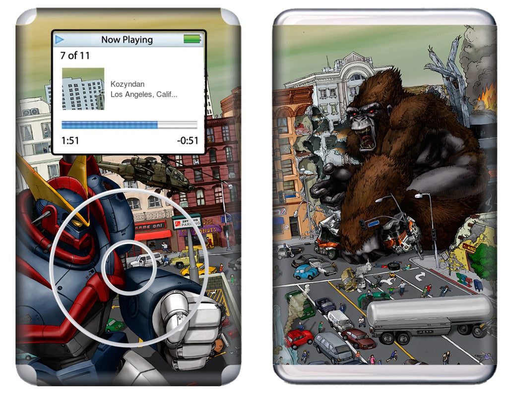 War Of The Monsters iPod Skin