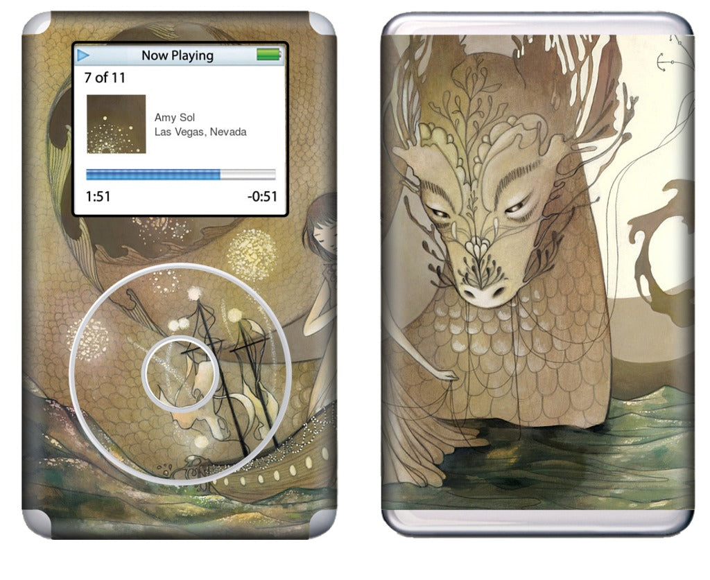 Water Dragon iPod Skin