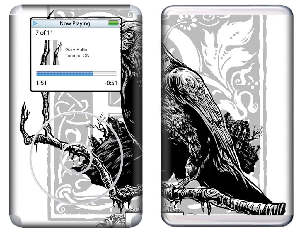 R Is For Raven iPod Skin
