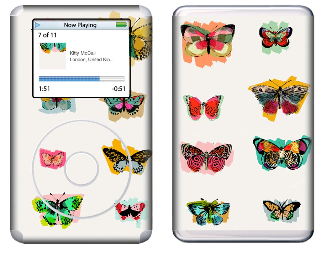 Papillons iPod Skin