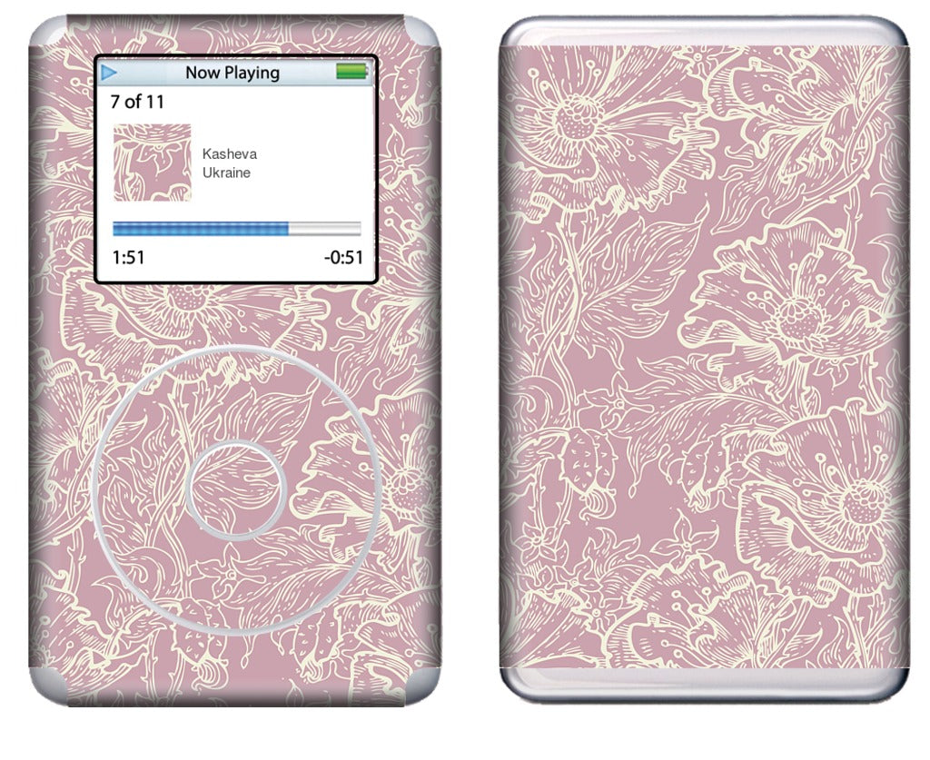 Poppy iPod Skin