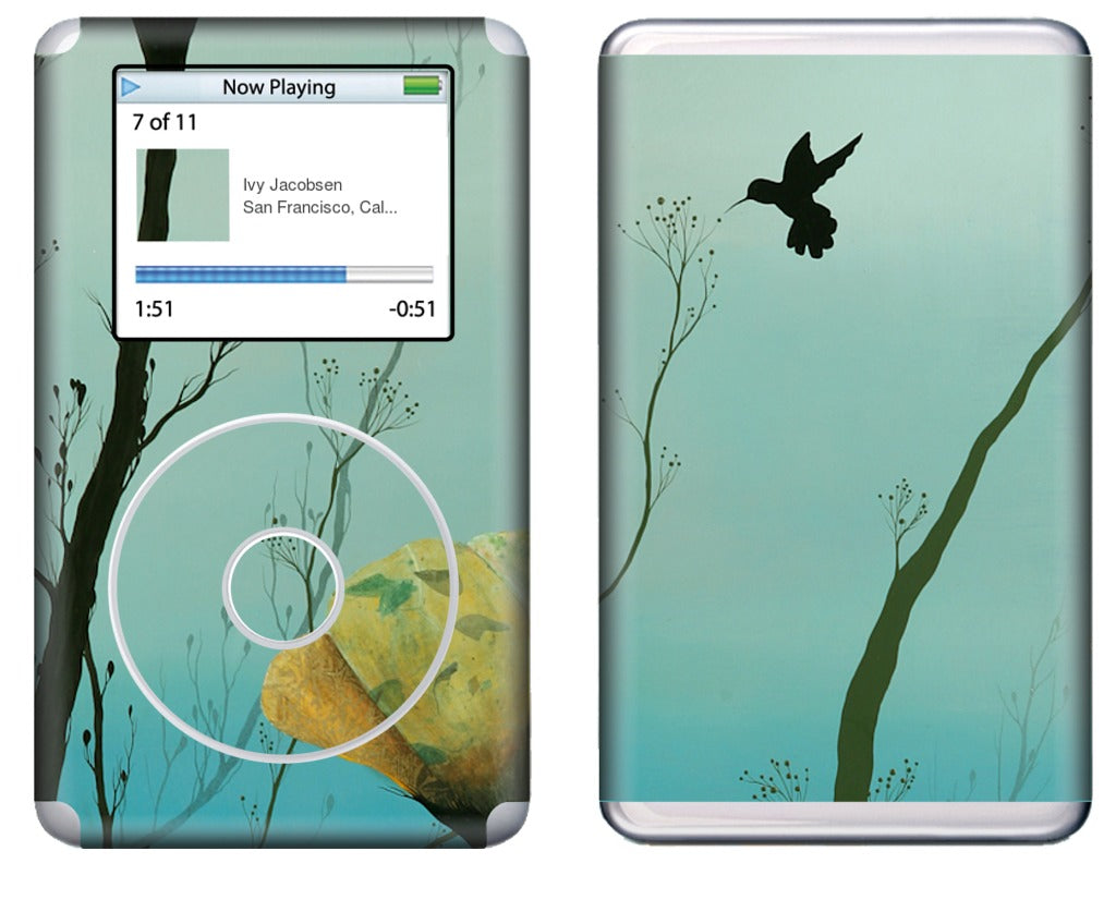 Hummingbird iPod Skin