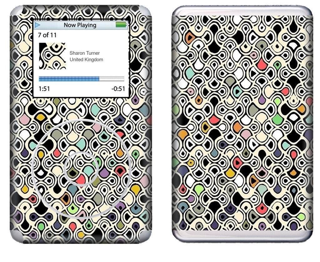 cellular ombre iPod Skin