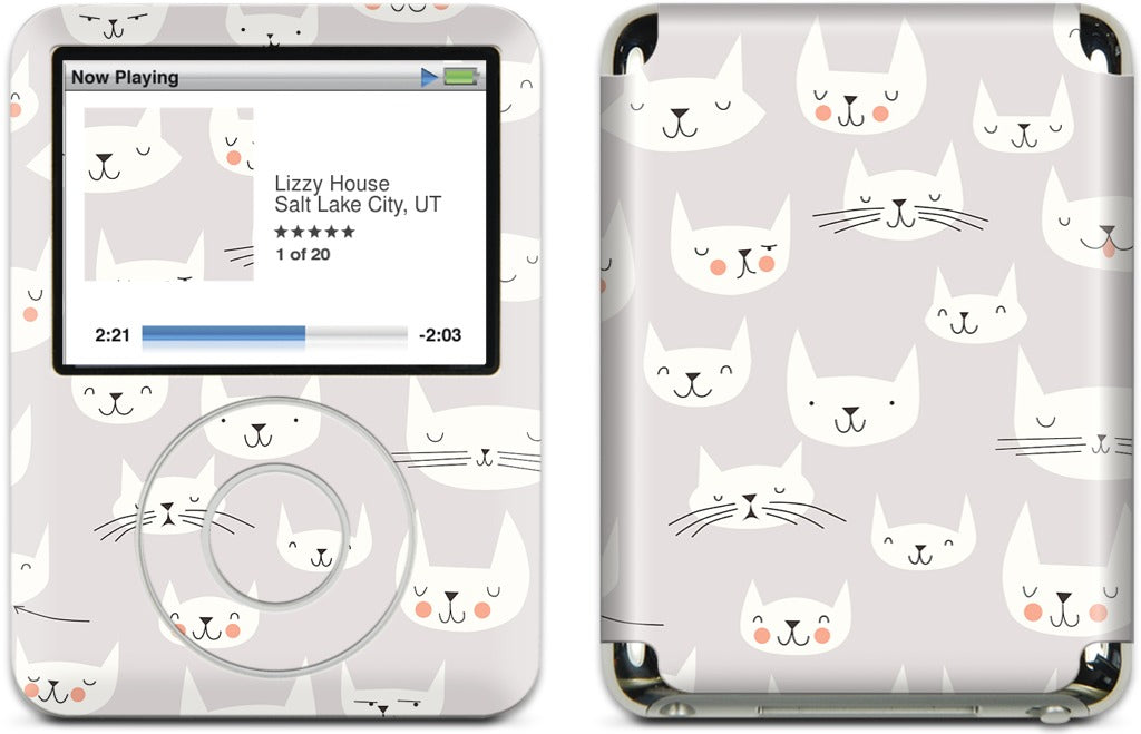 Cat Faces iPod Skin