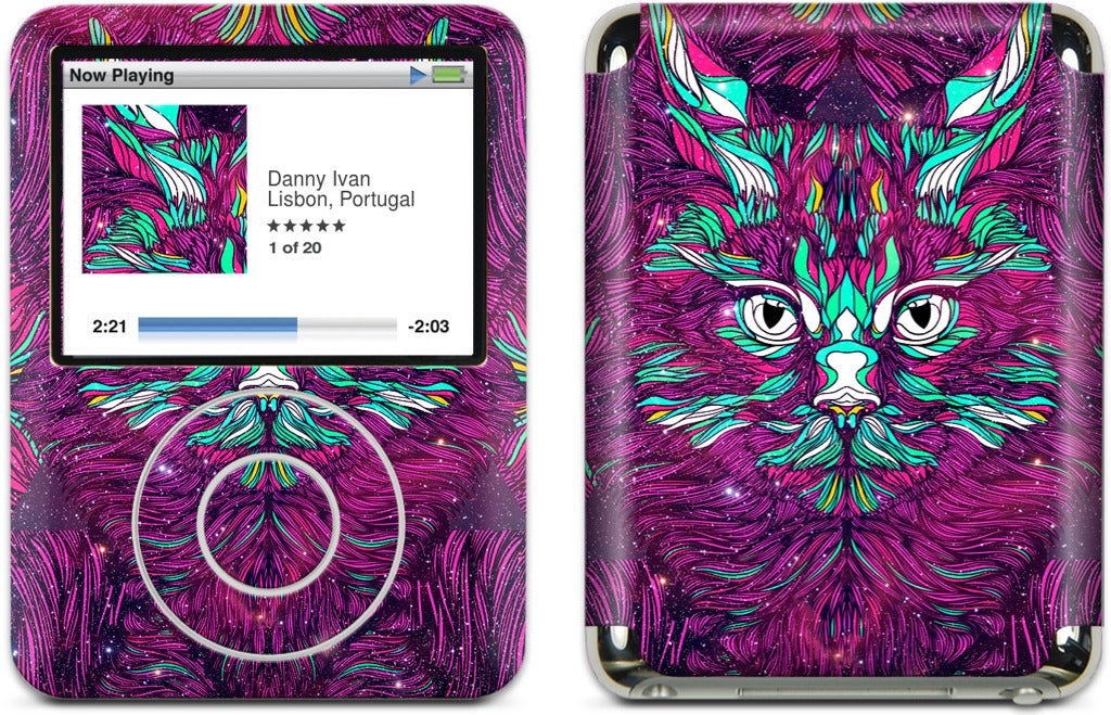 Space Cat iPod Skin
