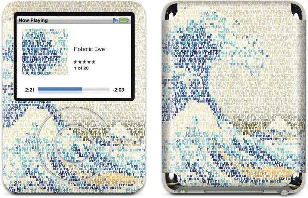 Riders On The Great Wave iPod Skin
