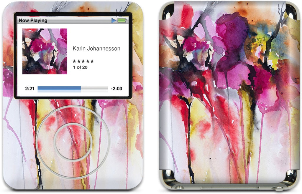 Fallen Flowers iPod Skin