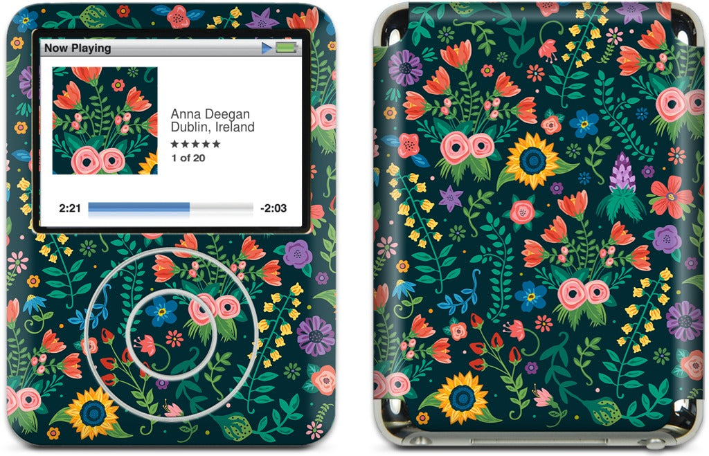 Floral Heart iPod Skin