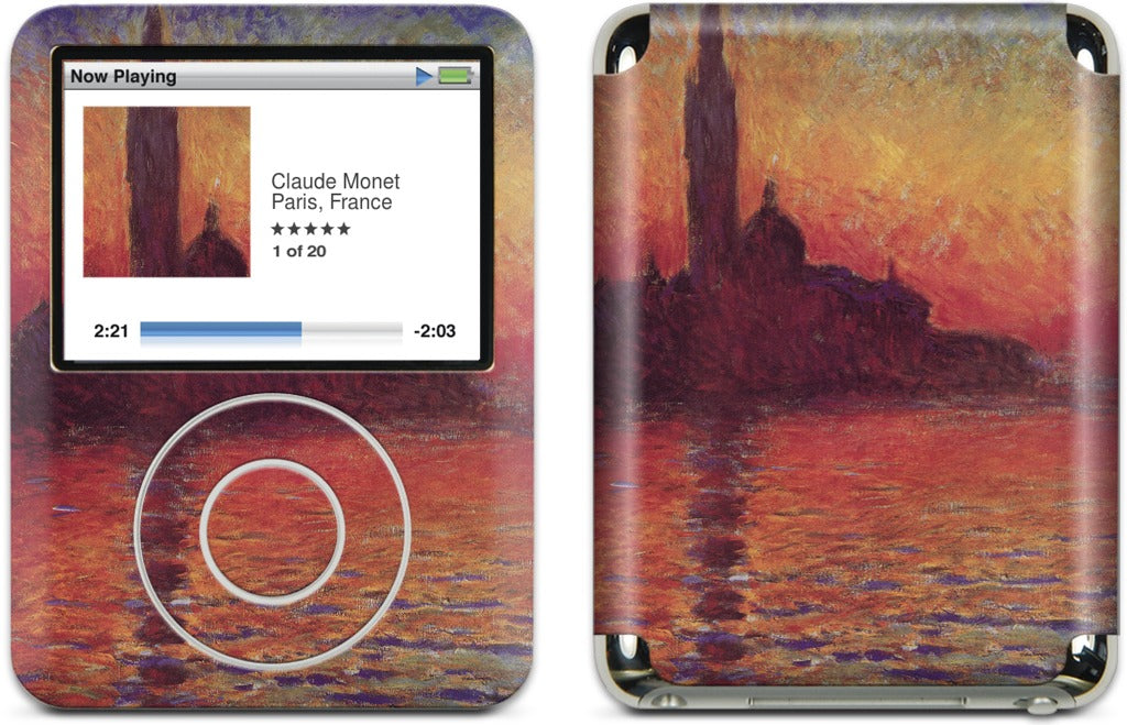 Sunset in Venice iPod Skin