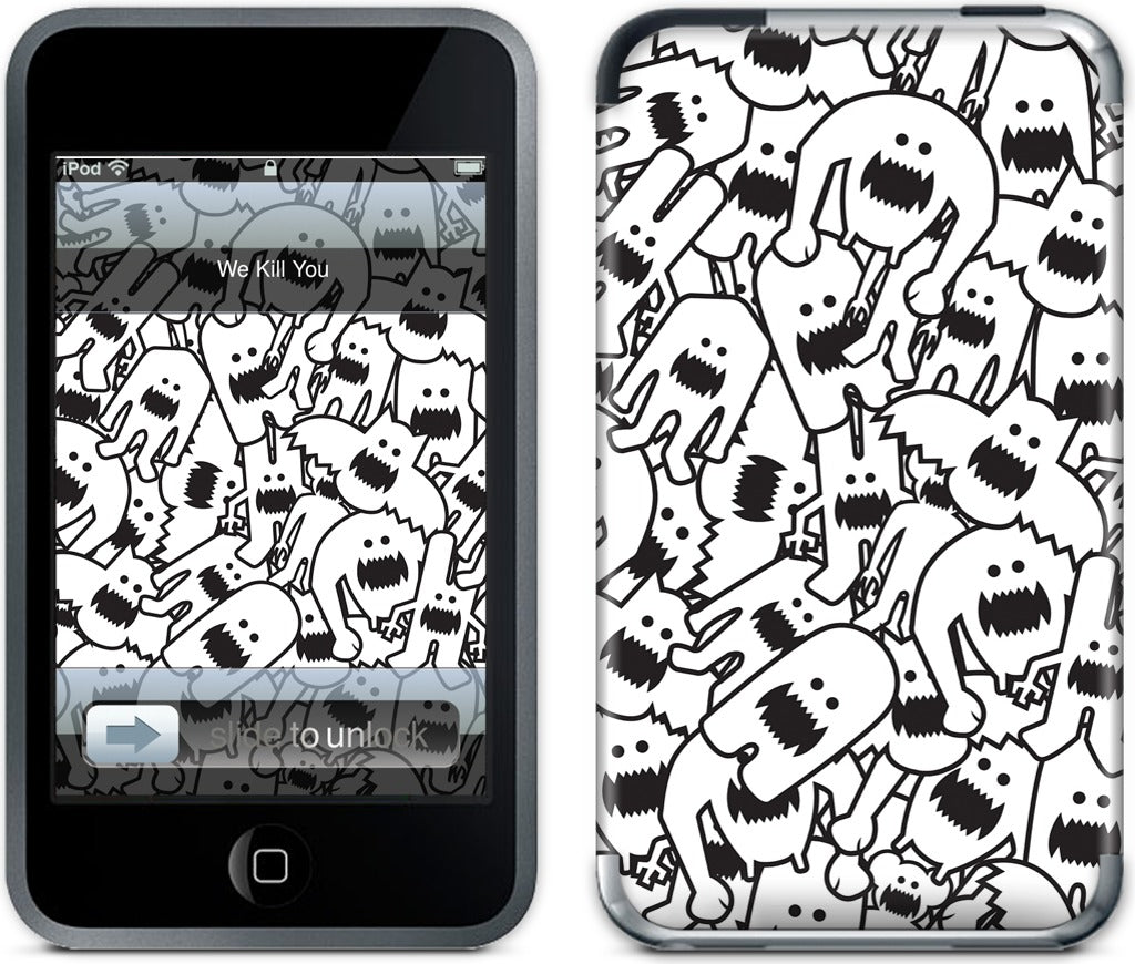 Monster Collage iPod Skin