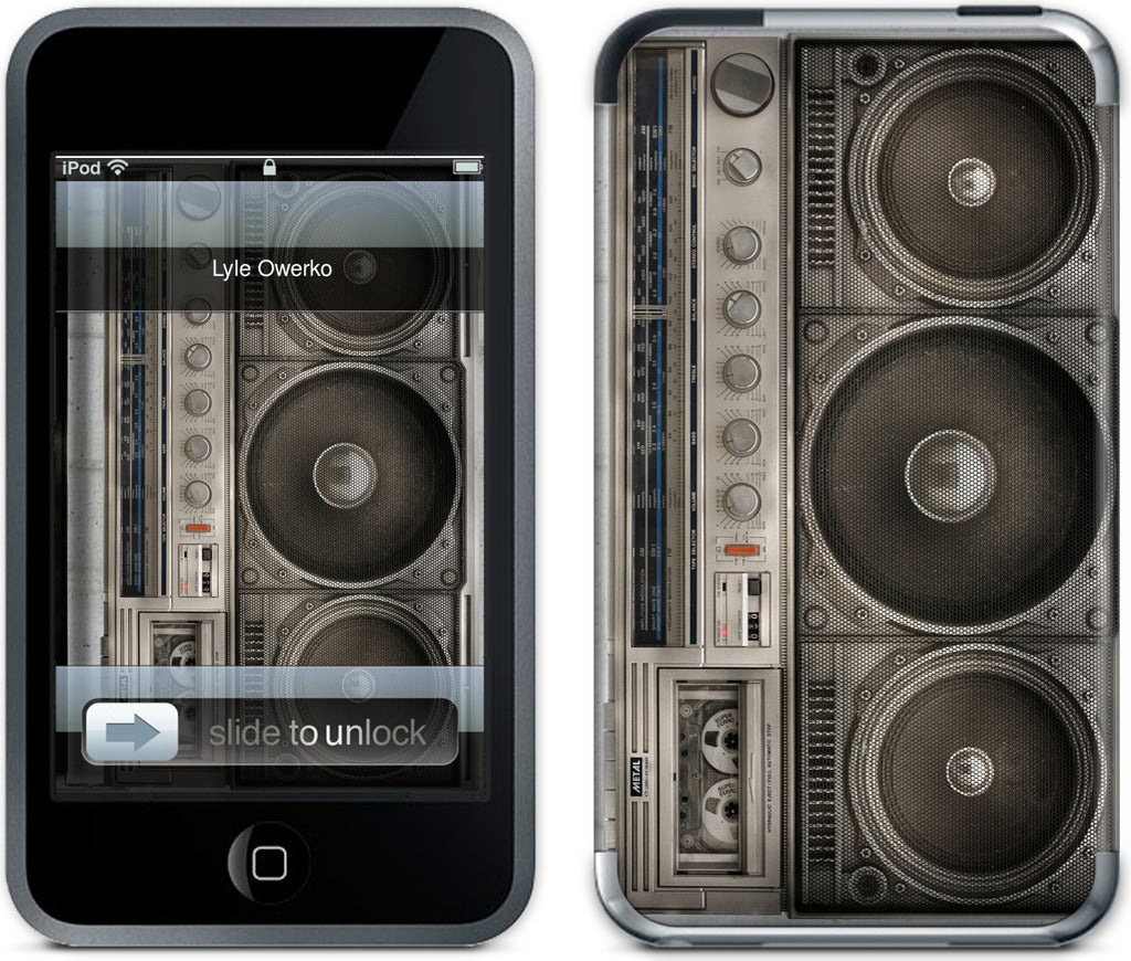 Boombox iPod Skin