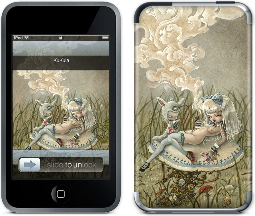 Alice and the Caterpillar iPod Skin