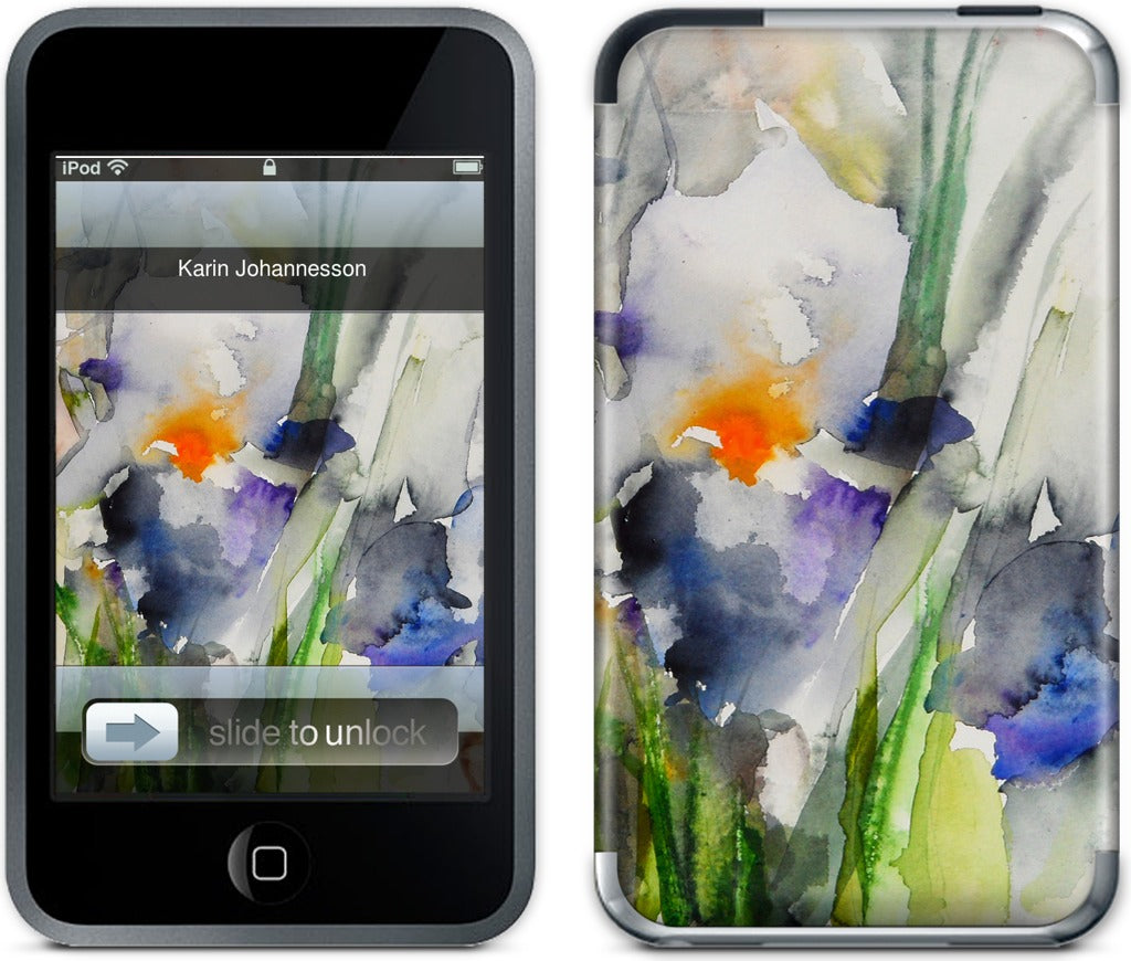 Blue Irises iPod Skin