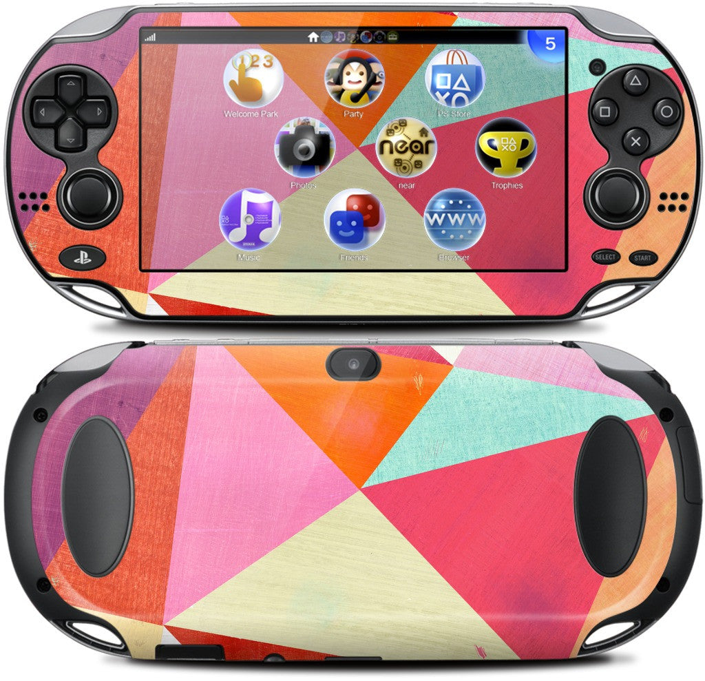 Pink Triangle PlayStation Skin
