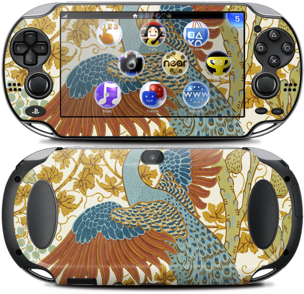 Fig and Peacock PlayStation Skin