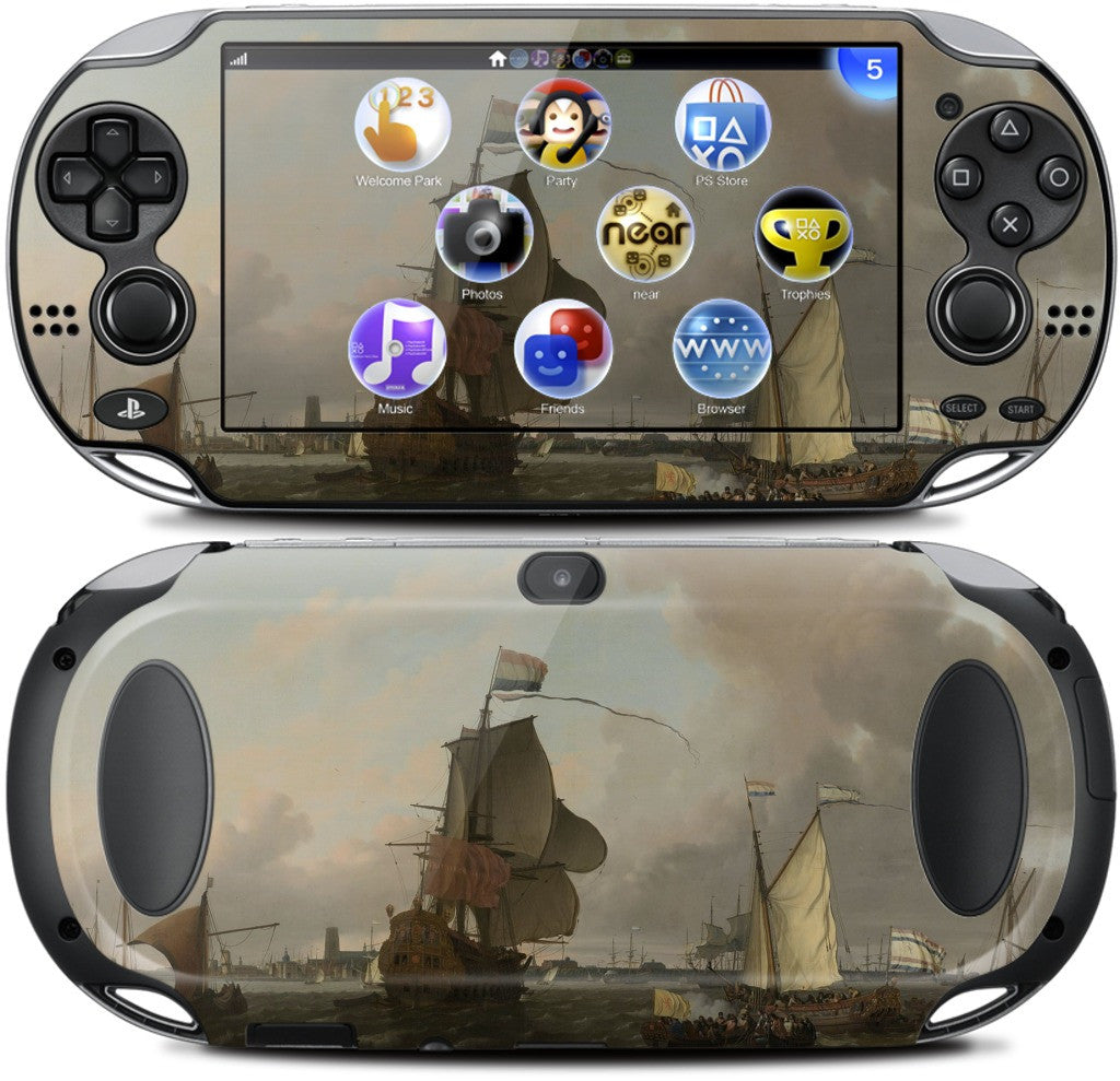The Warship Brielle on the Maas Rotterdam PlayStation Skin
