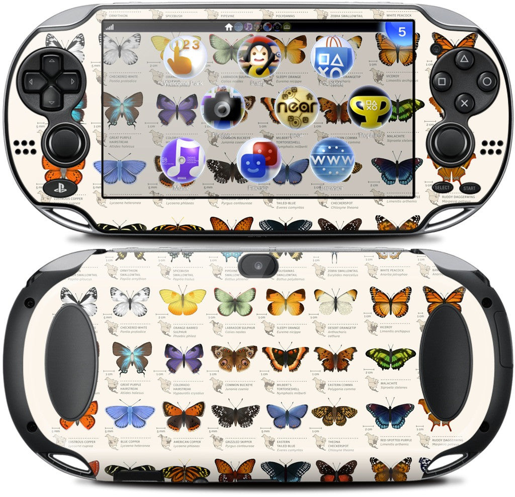 42 North American butterflies PlayStation Skin by Eleanor Lutz | GelaSkins