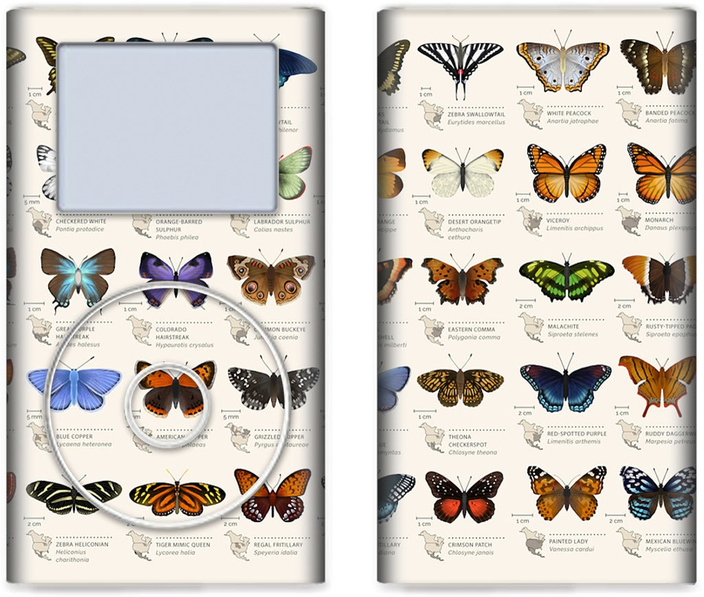 42 North American butterflies iPod Skin