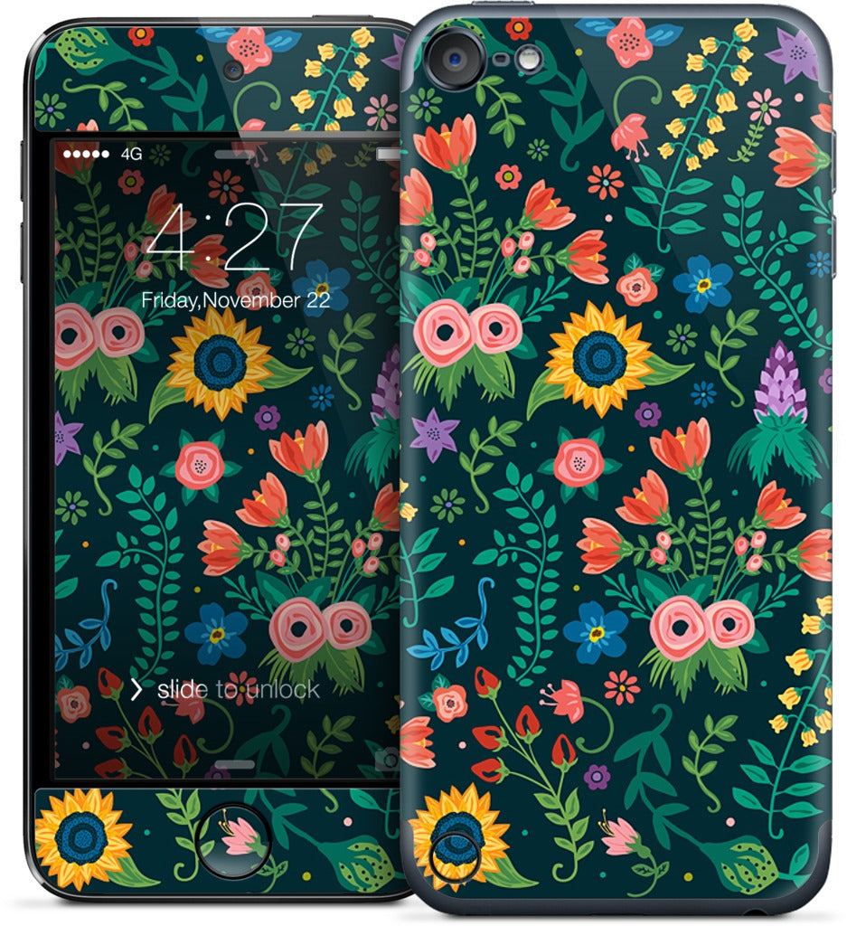 Floral Heart iPod Skin