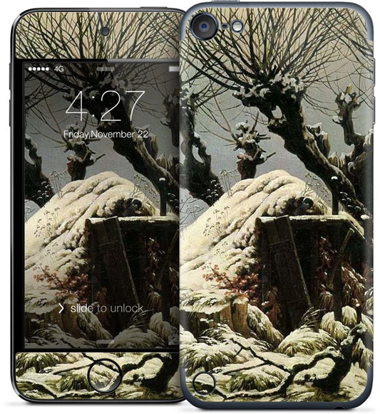 Snowy Cottage iPod Skin