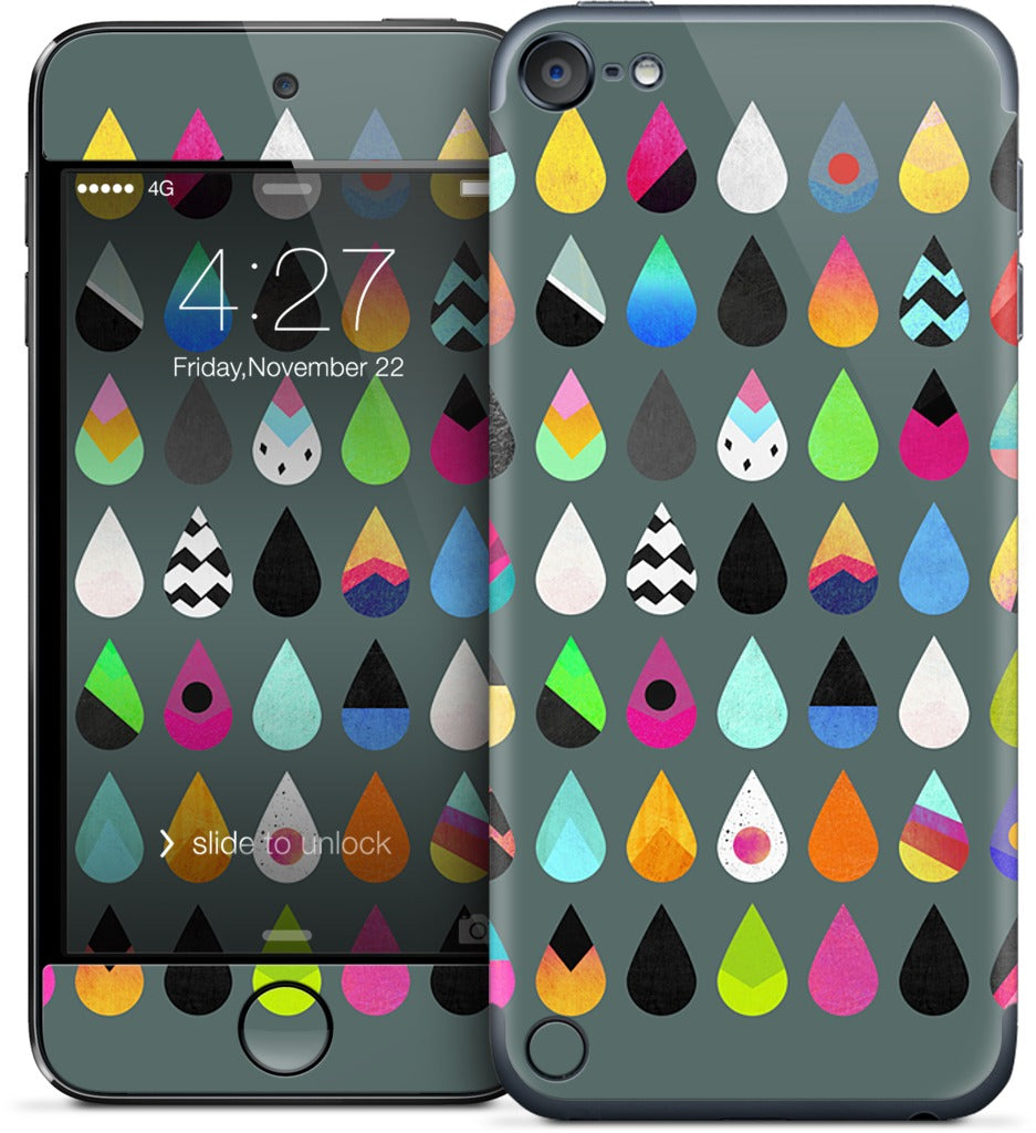 Colorful Rain iPod Skin