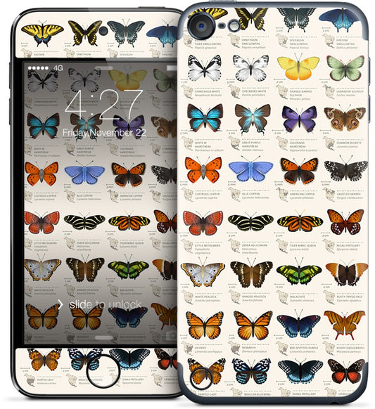 42 North American butterflies iPod Skin