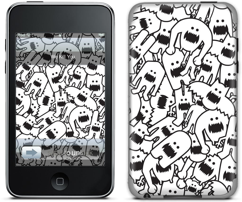 Monster Collage iPod Skin