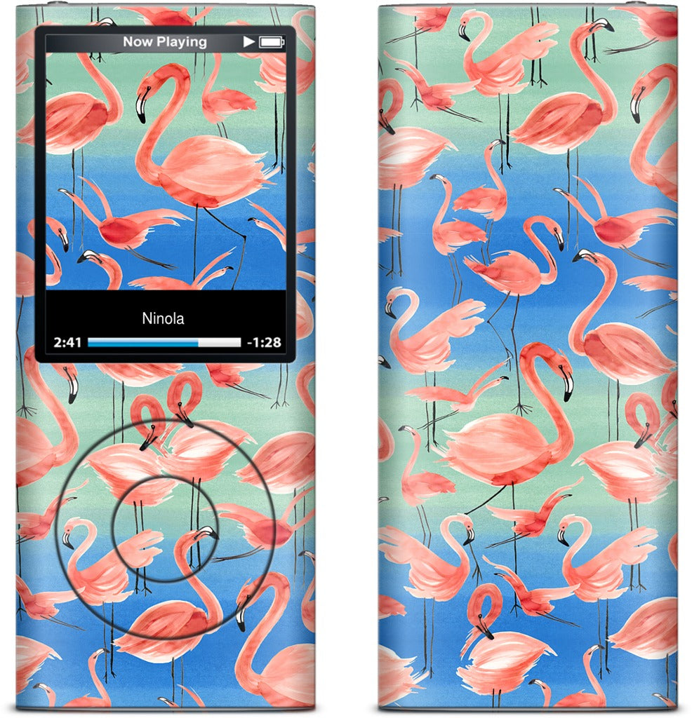 Flamingos iPod Skin