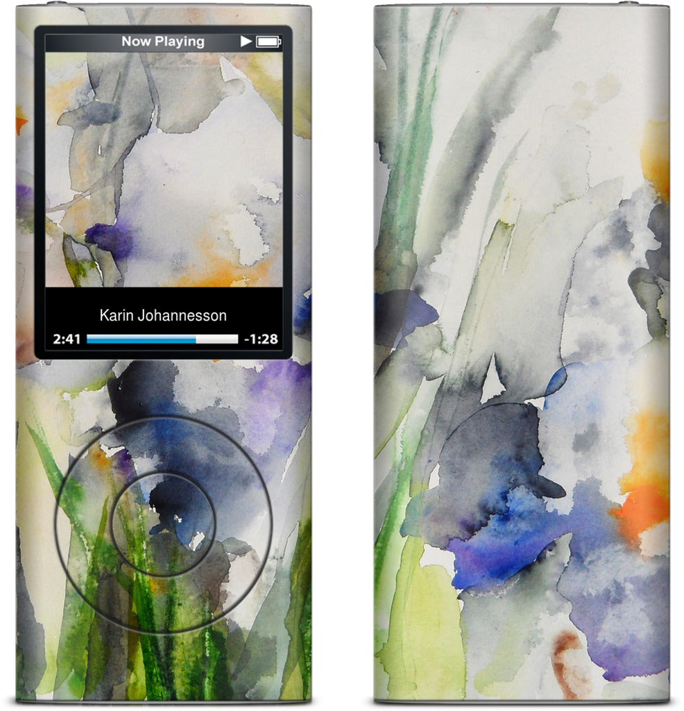 Blue Irises iPod Skin