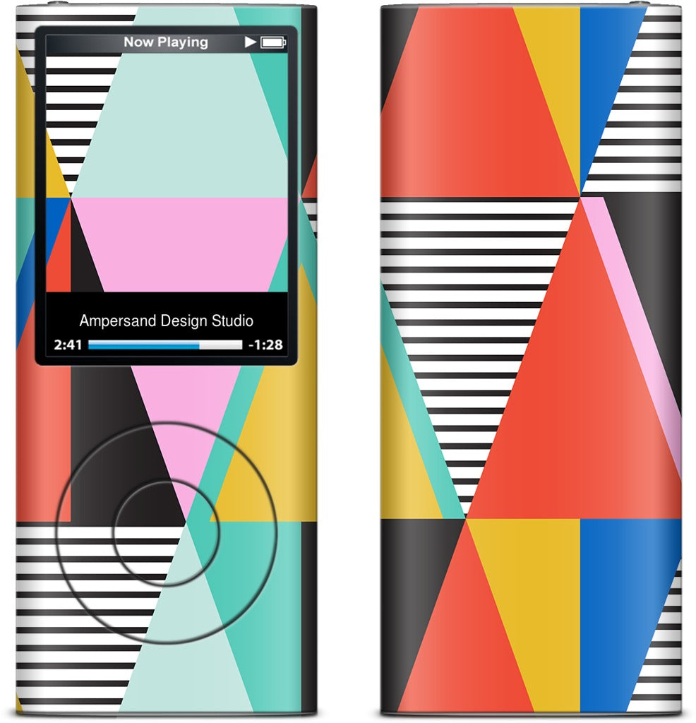 Graphic Triangles iPod Skin