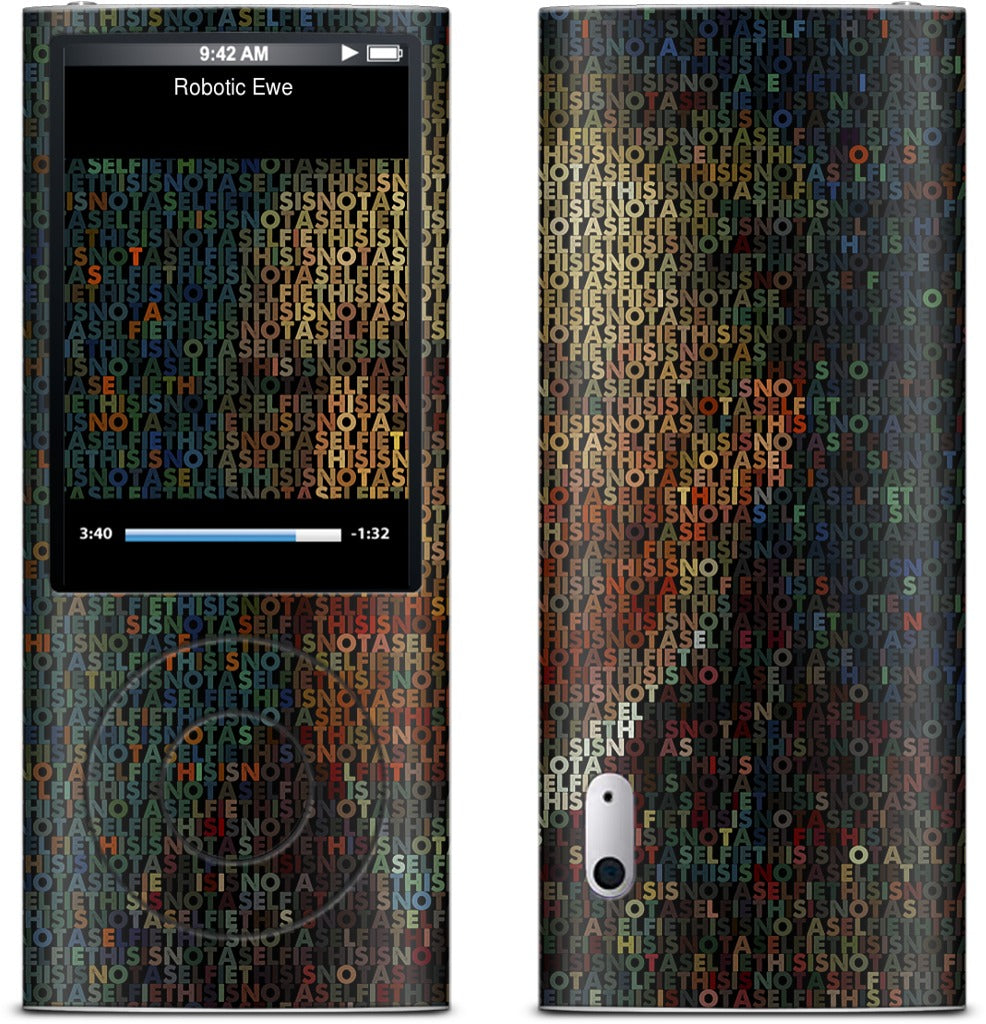 This Is Not A Selfie II iPod Skin