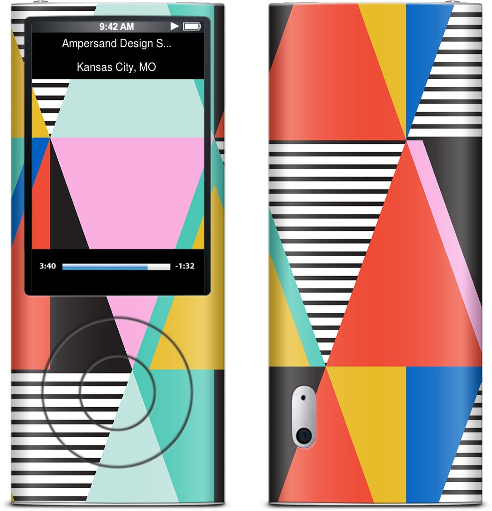 Graphic Triangles iPod Skin