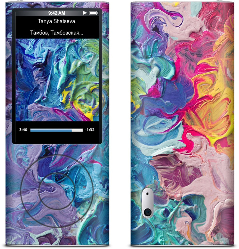 Rainbow Flow Abstract iPod Skin