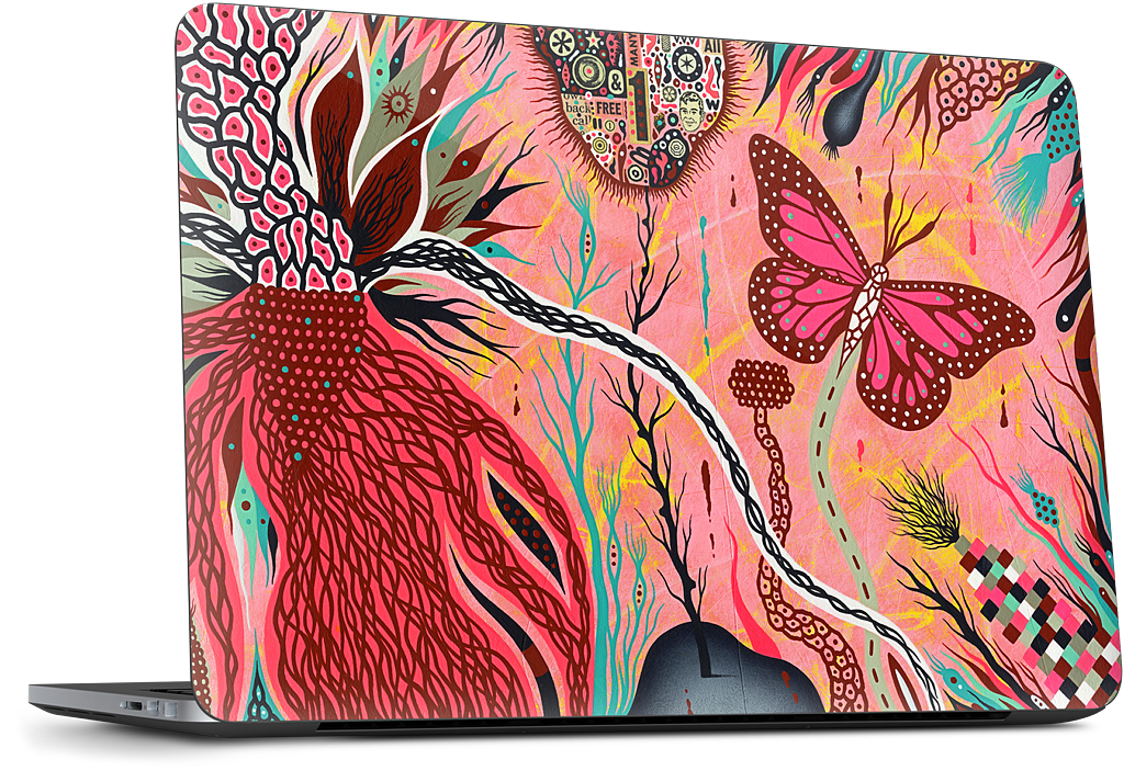 The Pink Opaque Dell Laptop Skin