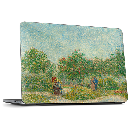 Garden with Courting Couples Dell Laptop Skin