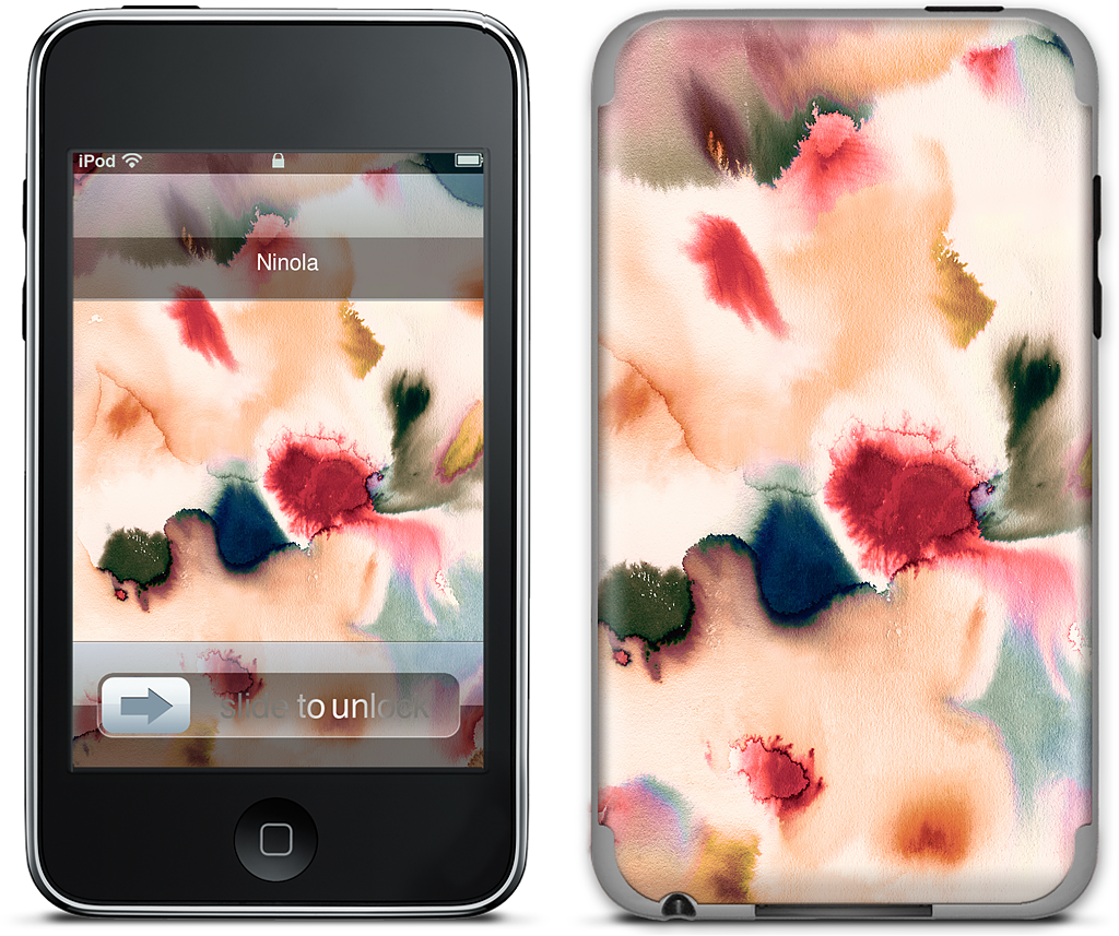 Abstract Watercolor (Mineral) iPod Skin