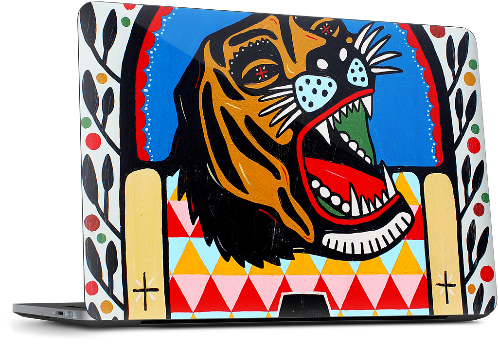 Tiger Coffin Dell Laptop Skin