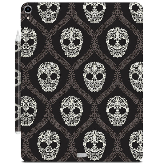 Skull Damask iPad Skin