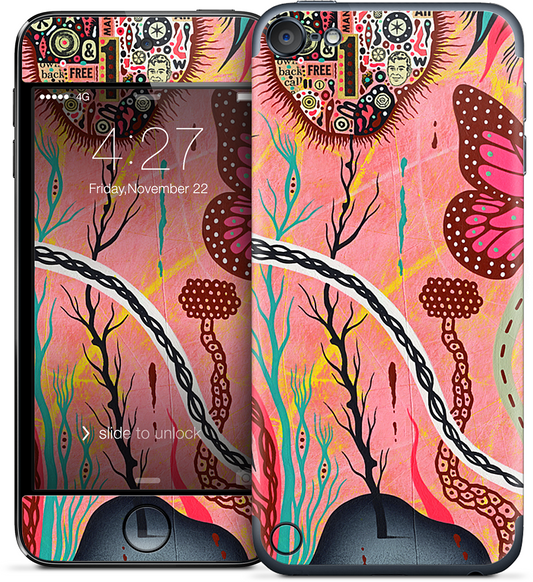 The Pink Opaque iPod Skin