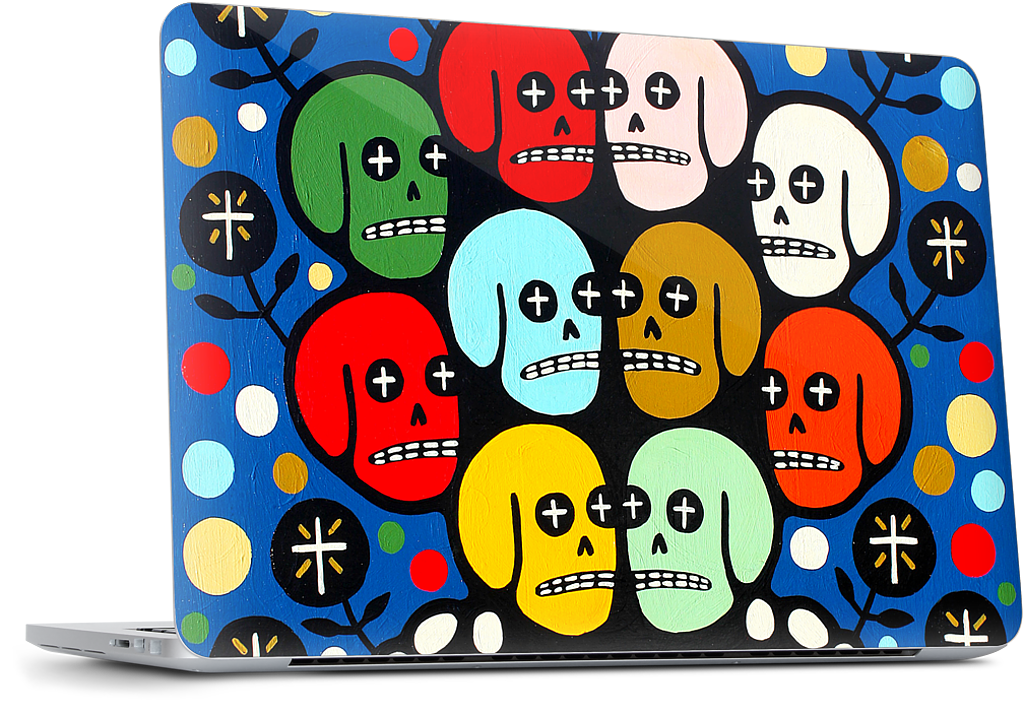 The Many Colors Of Death Dell Laptop Skin