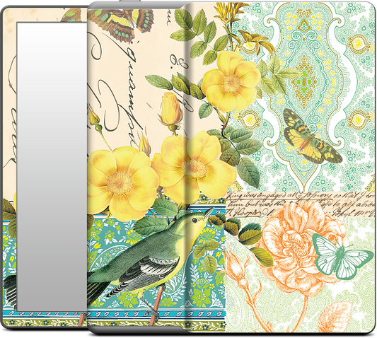 Yellow Bird Kindle Skin