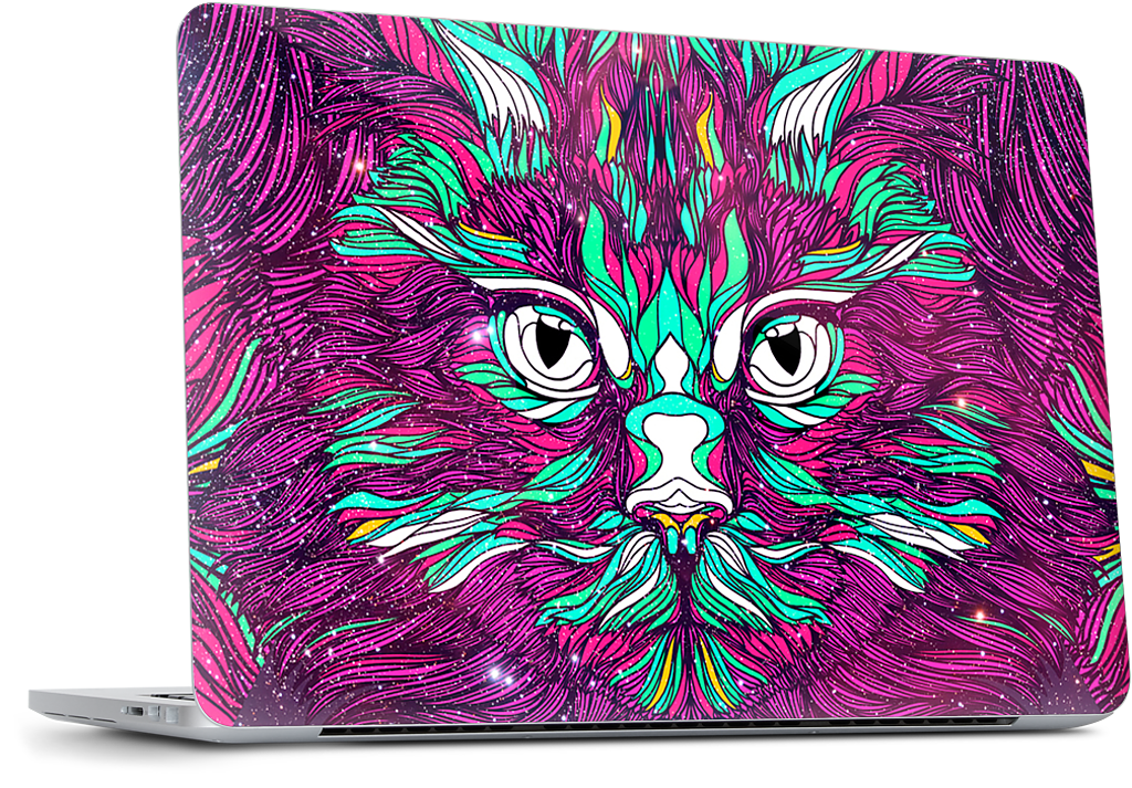 Space Cat Dell Laptop Skin