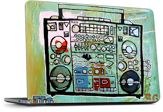 Ghetto Blaster Dell Laptop Skin