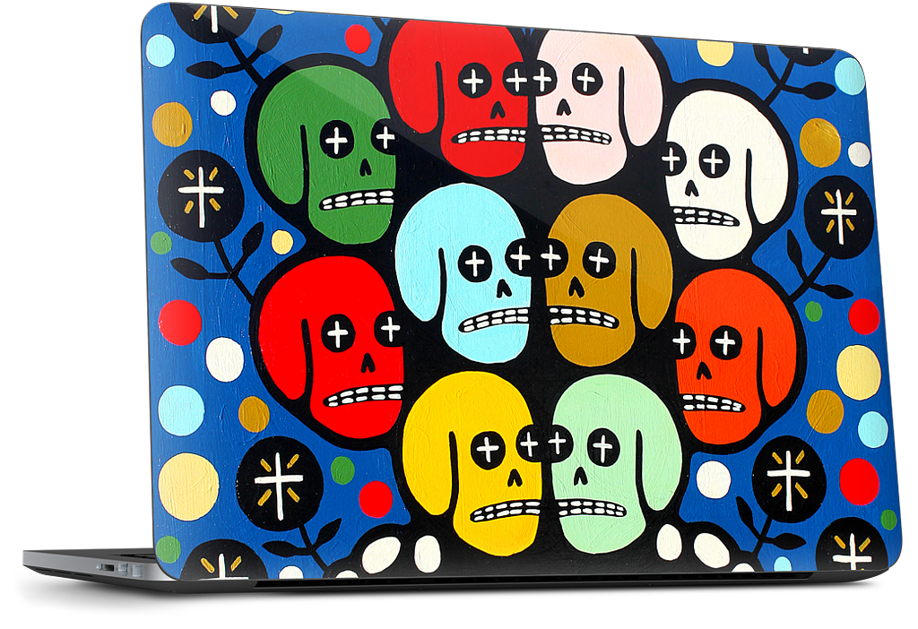 The Many Colors Of Death Dell Laptop Skin